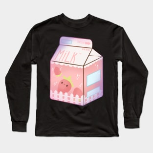 Cute strawberry milk Long Sleeve T-Shirt